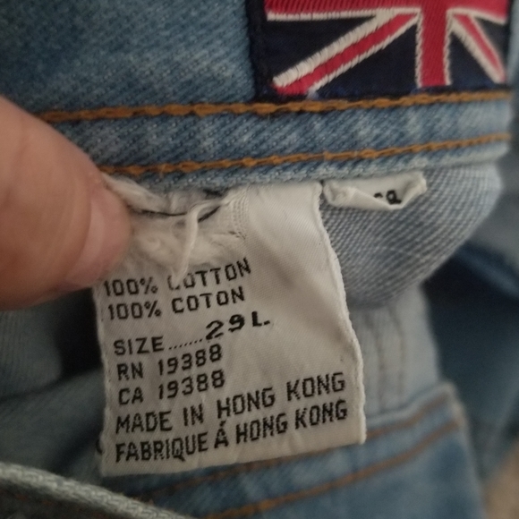 Vintage Bell bottom flared jeans light colored - Picture 2 of 7